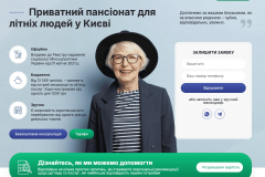 Private nursing home for the elderly in Kyiv 